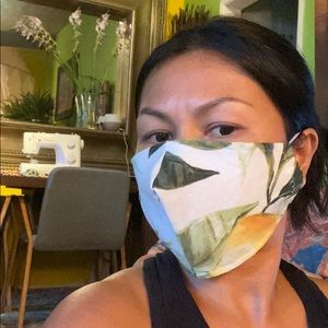 Nice Linen fabric mask washable Mask